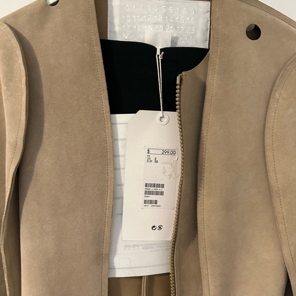 Maison Martin Margiela Beige Pattern Cut Jacket - Picture 9 of 13